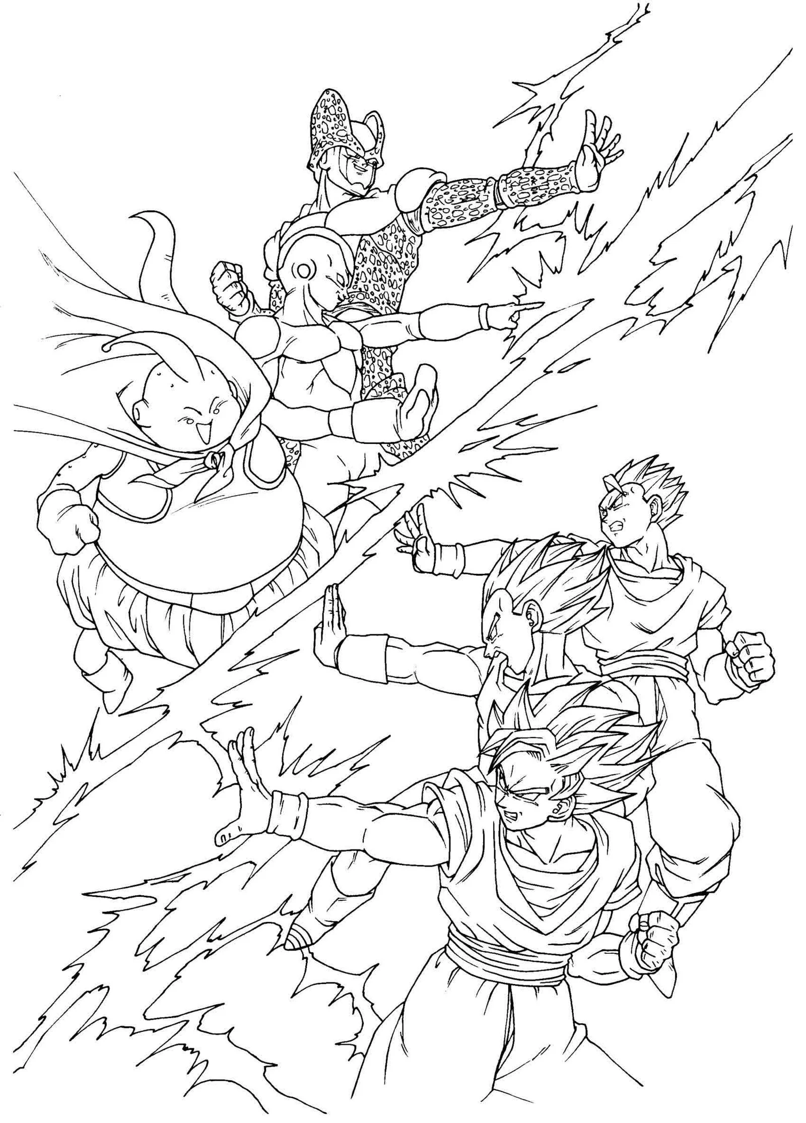 Dragon Ball Z Coloring Pages 12