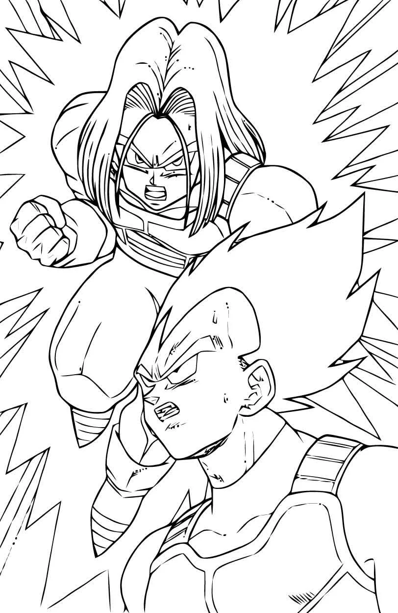 Dragon Ball Z Coloring Pages 17