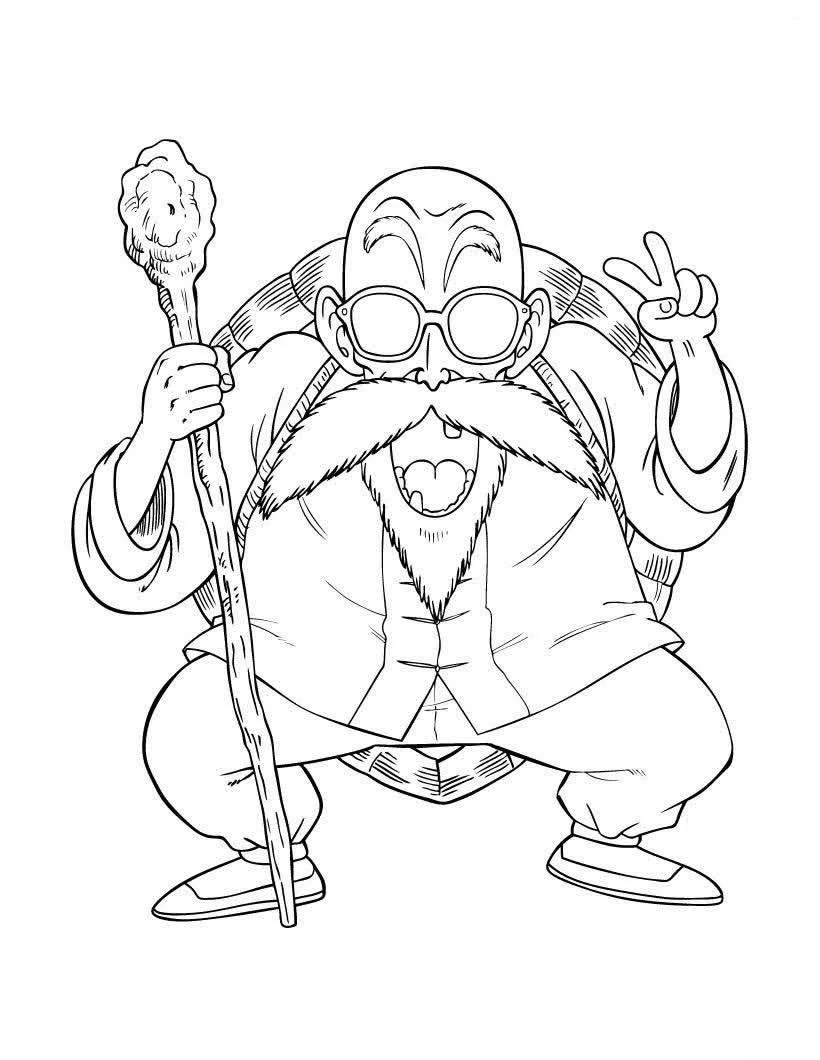 Dragon Ball Z Coloring Pages 21