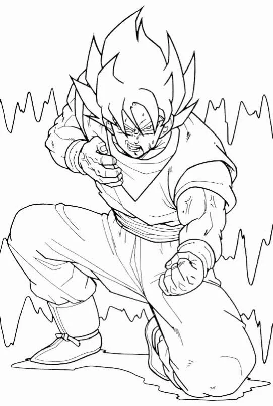 Dragon Ball Z Coloring Pages 22
