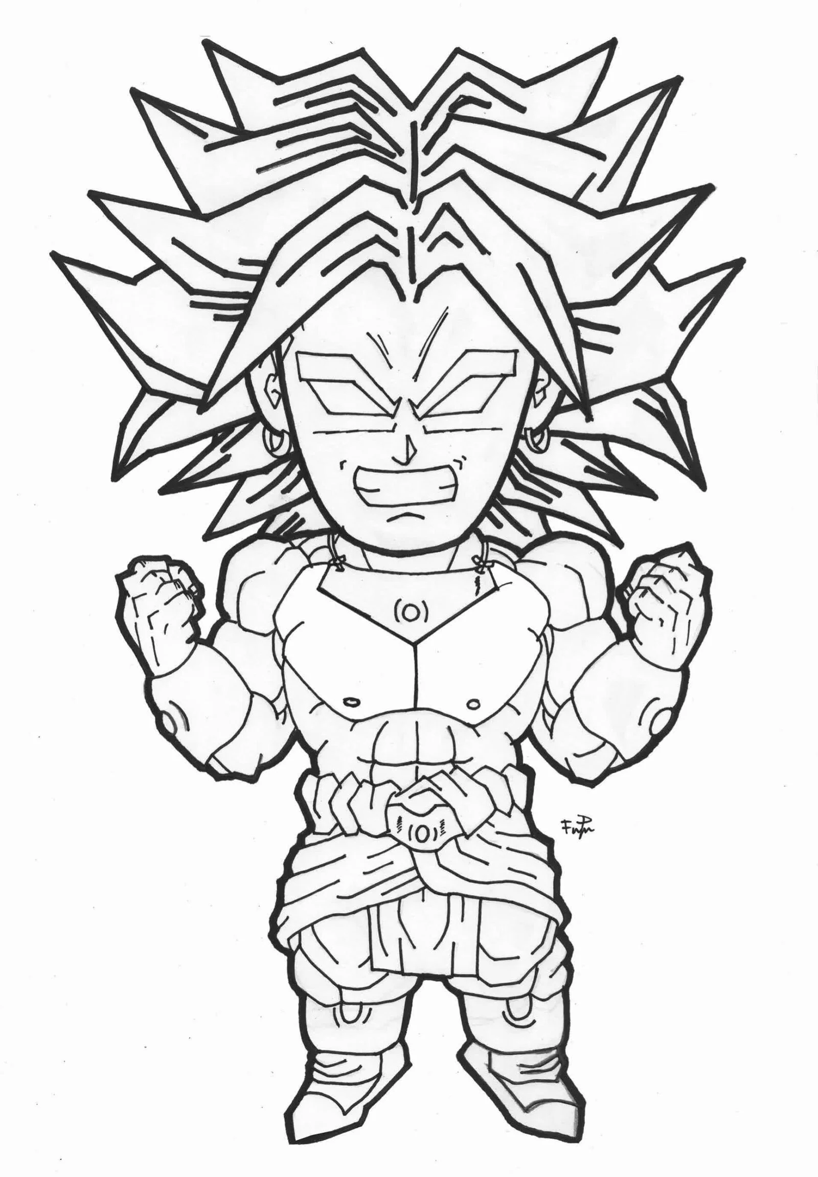 Dragon Ball Z Coloring Pages 25