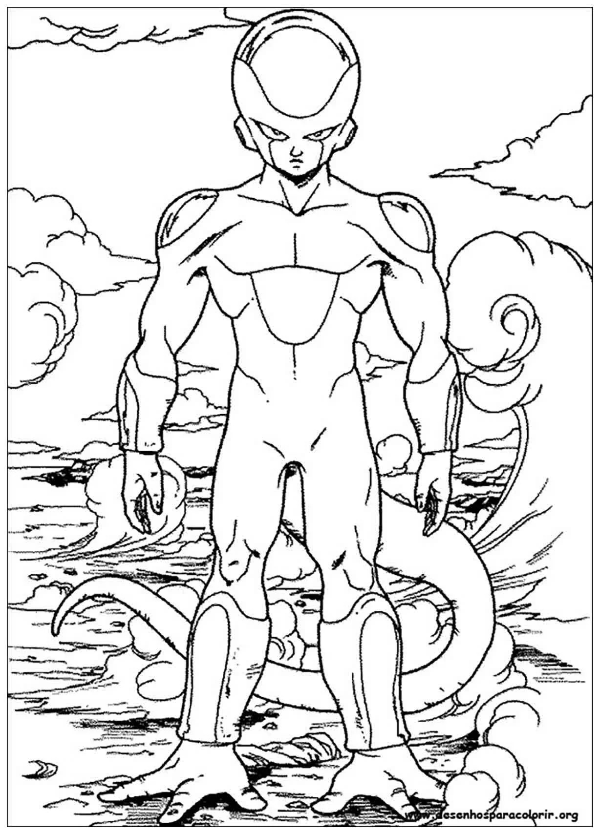 Dragon Ball Z Coloring Pages 28