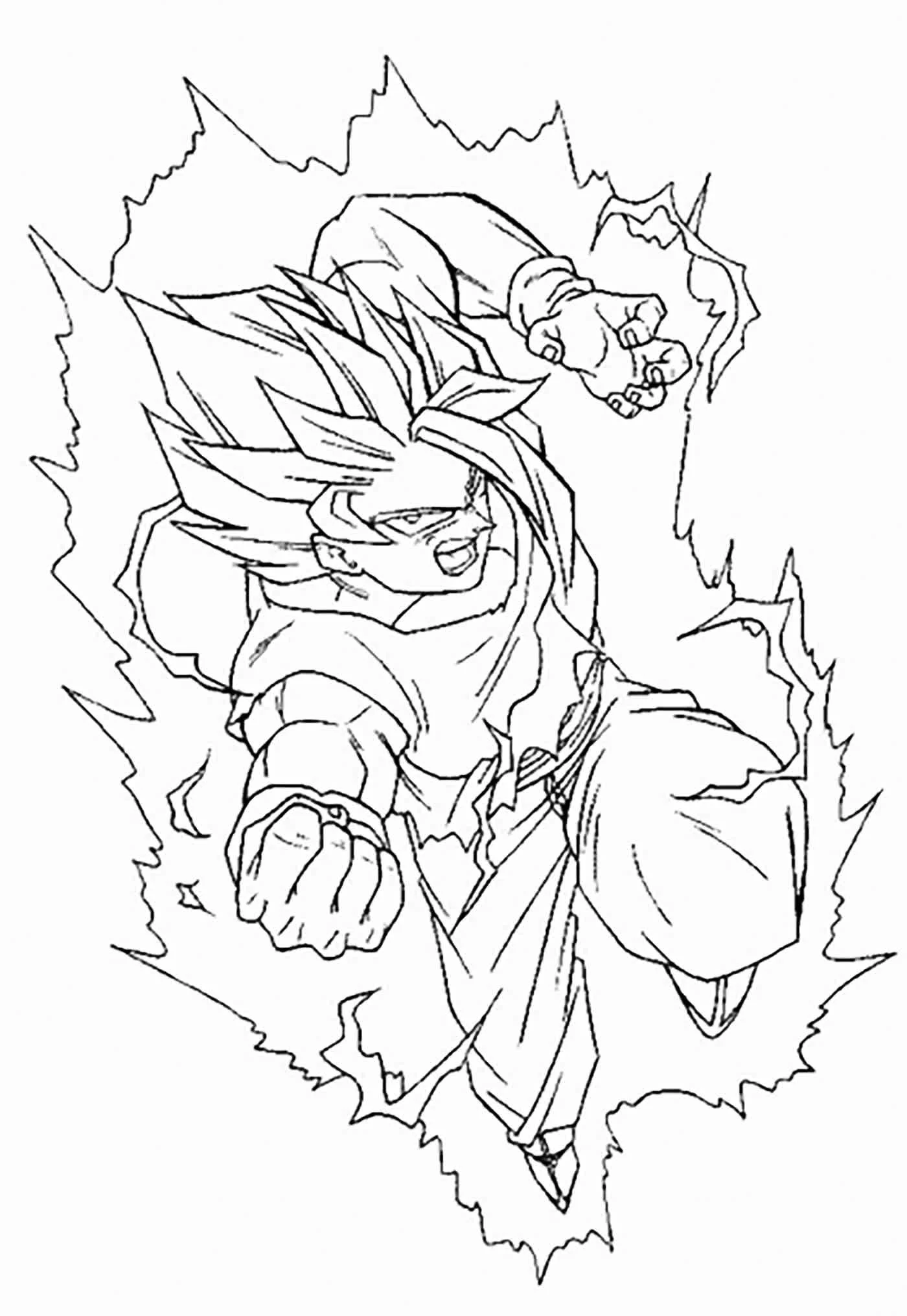 Dragon Ball Z Coloring Pages 32