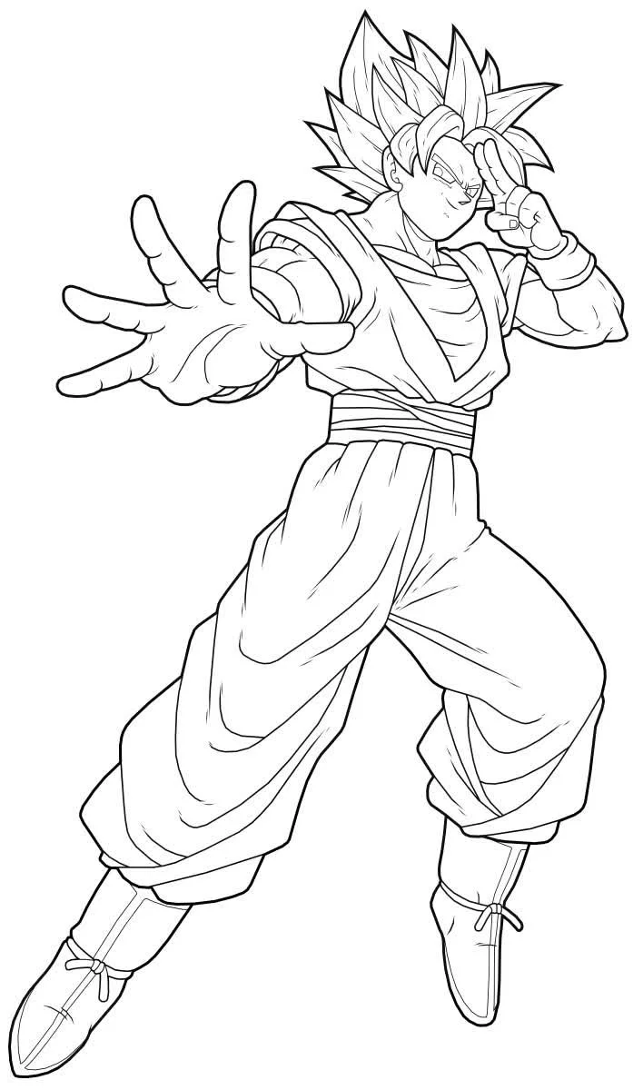 Dragon Ball Z Coloring Pages 44