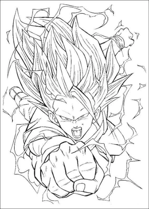 Dragon Ball Z Coloring Pages 52