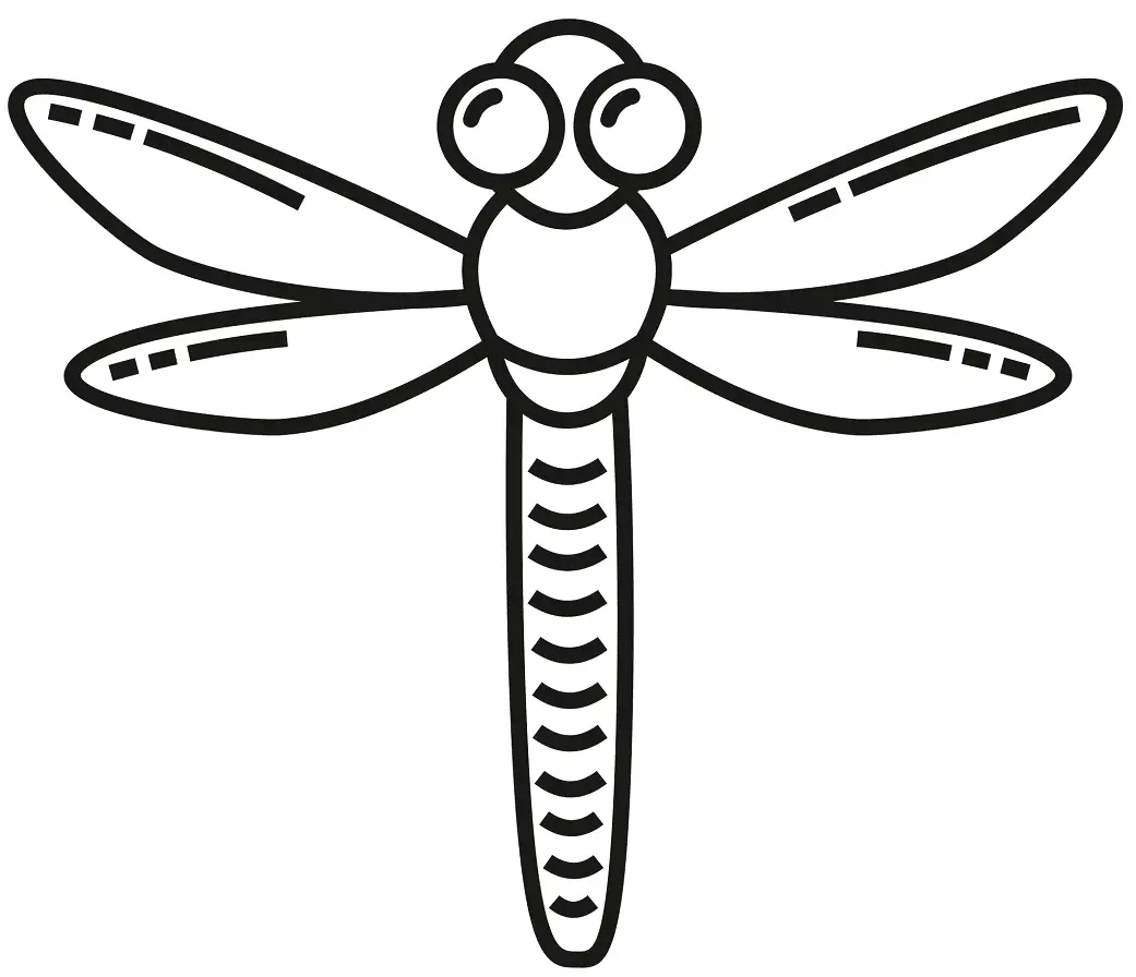 Dragonfly Coloring Pages 2