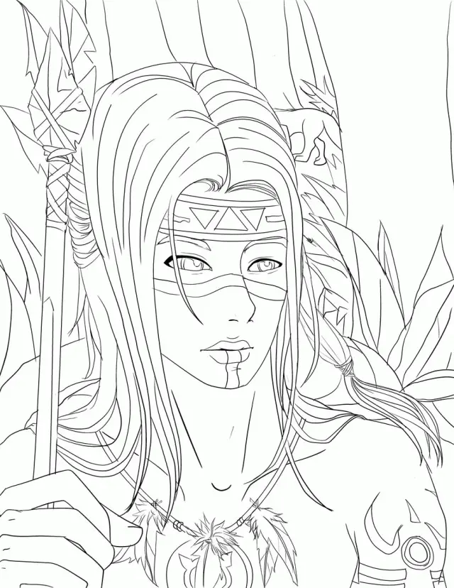 Desenhos de Cacadores de Sonhos Para Colorir 19