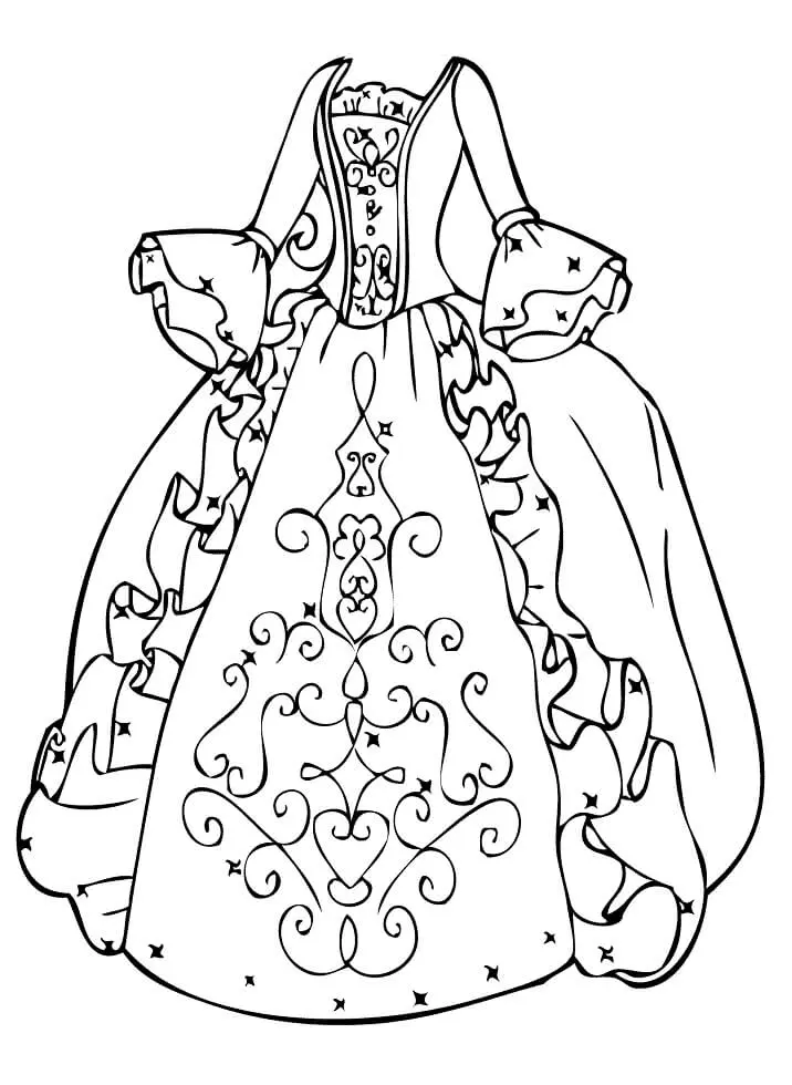 Dress Coloring Pages 39