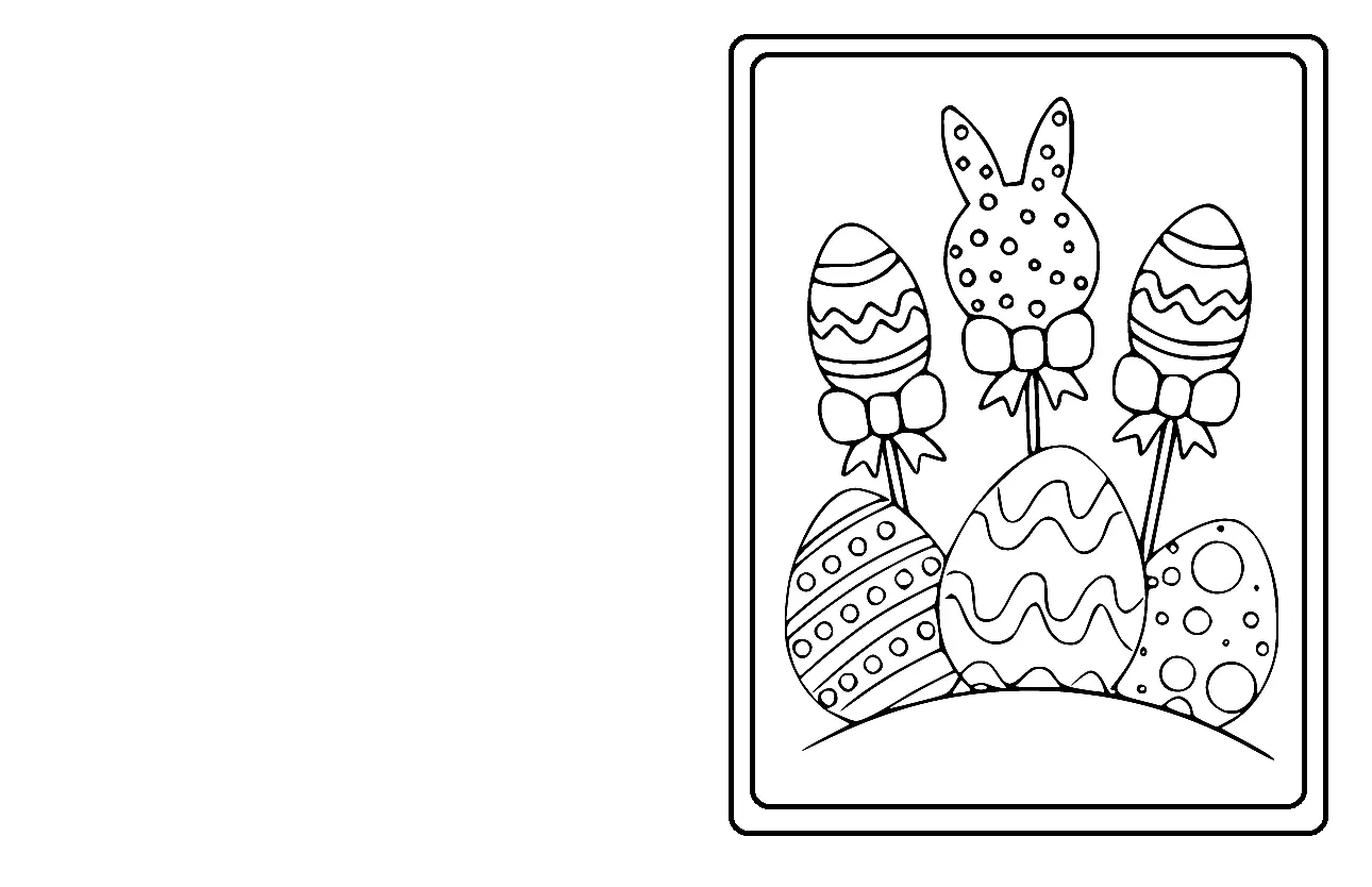 Desenhos de Cartoes de Pascoa Para Colorir 13