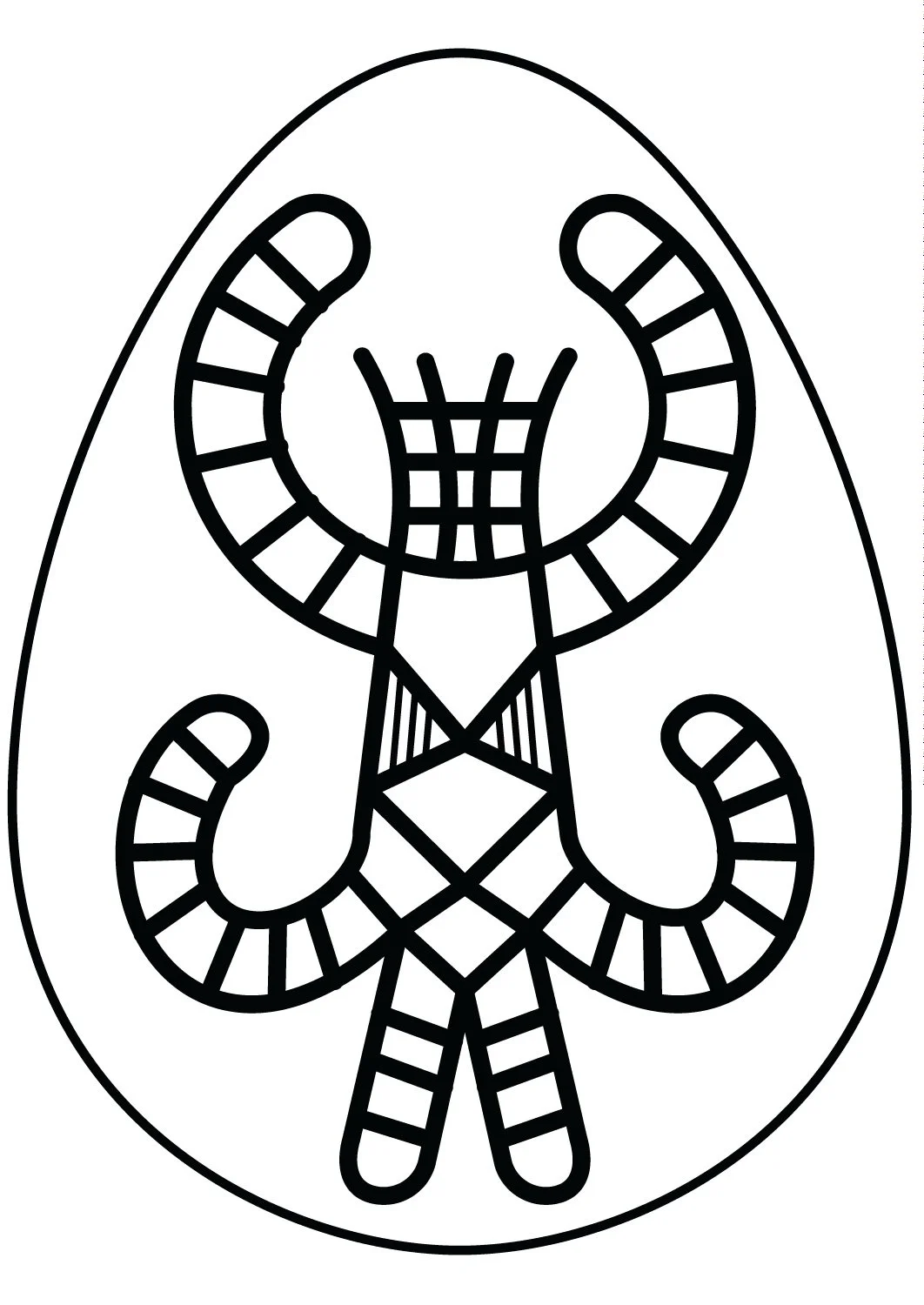 Ostereier Ausmalbilder 100