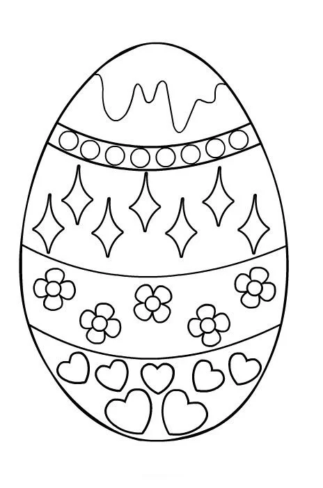 Easter Eggs Coloring Pages 21