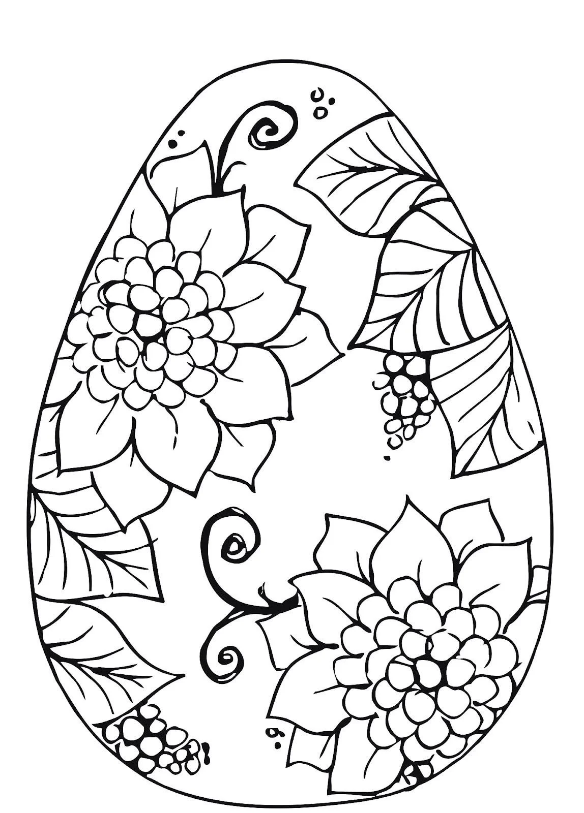 Easter Eggs Coloring Pages 5