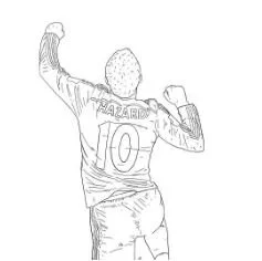 Eden Hazard Ausmalbilder 3