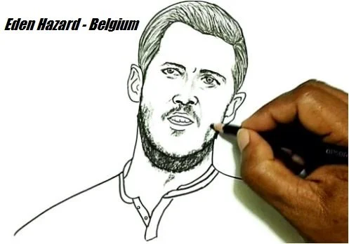 Eden Hazard Ausmalbilder 7