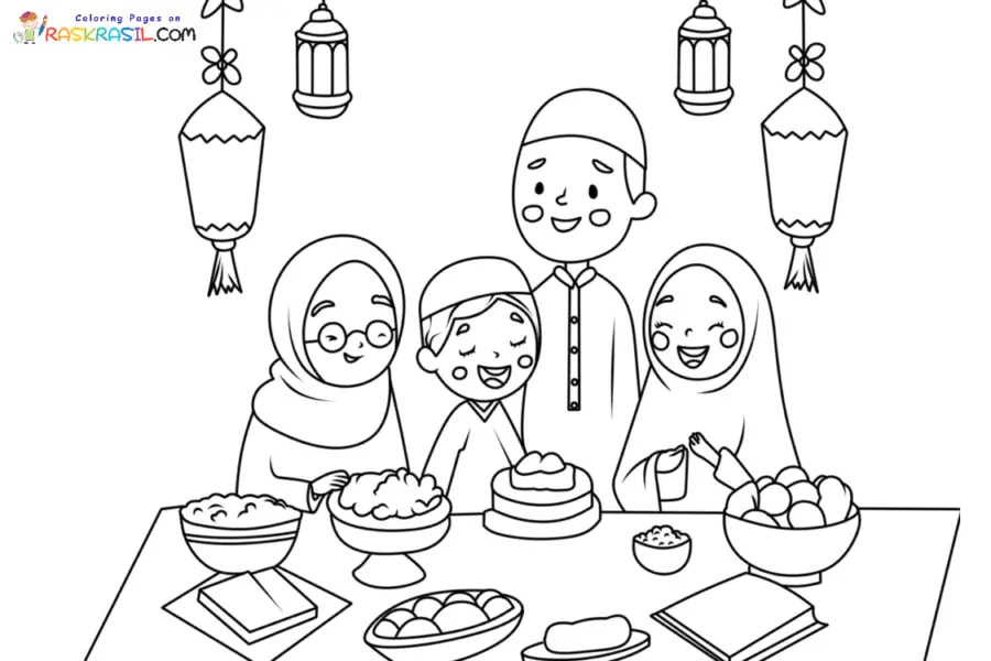 Eid Mubarak Coloring Pages 2