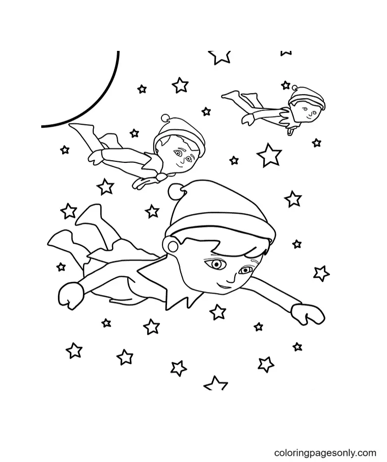 Elf Coloring Pages 25