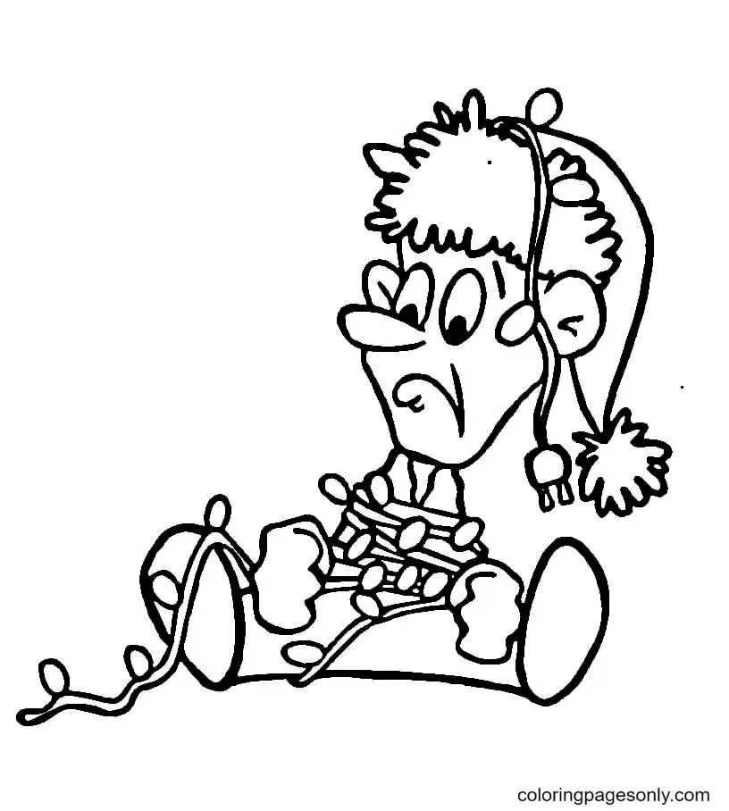 Elf Coloring Pages 43