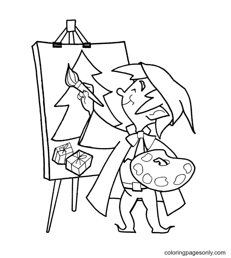 Duendes Para Colorear 49