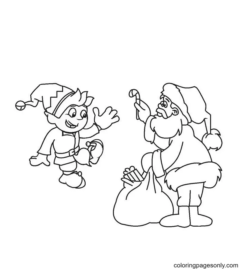 Duendes Para Colorear 58