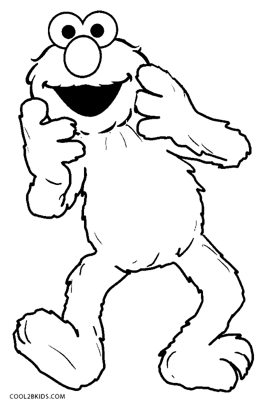 Elmo Coloring Pages 12