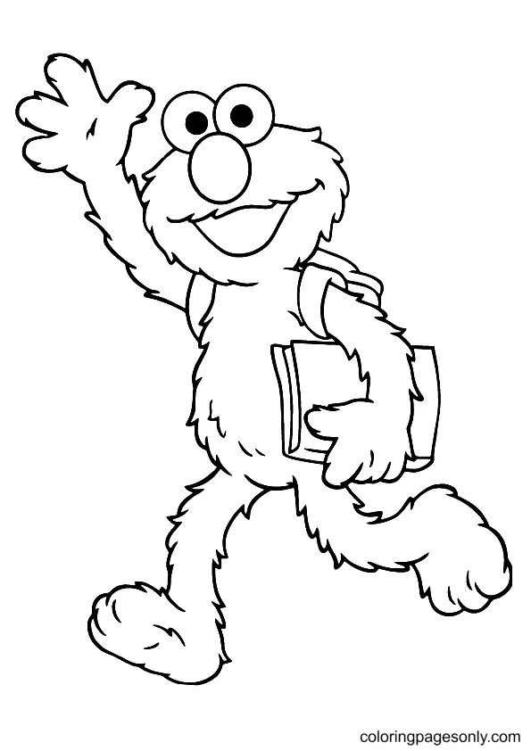 Elmo Coloring Pages 44