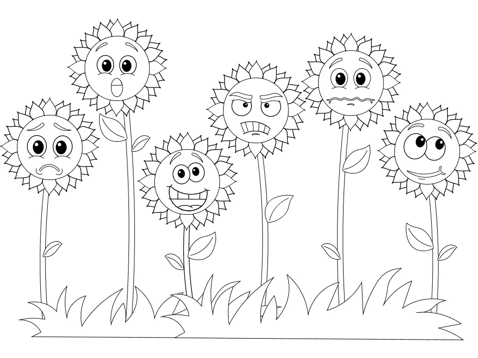 Emotions Coloring Pages 5