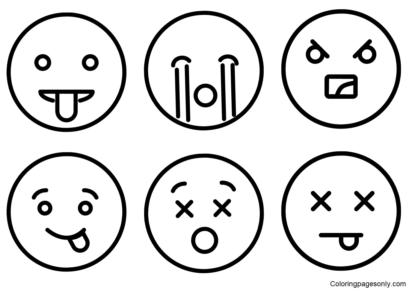 Emotions Coloring Pages 6