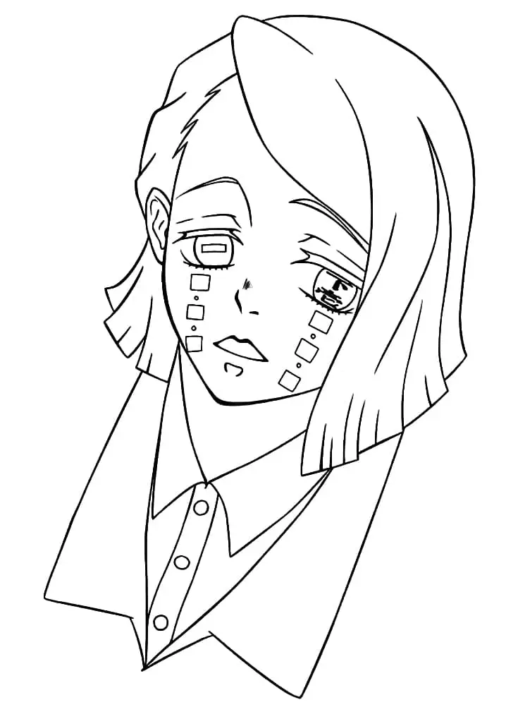 Desenhos de Enmu Demon Slayer Para Colorir 14