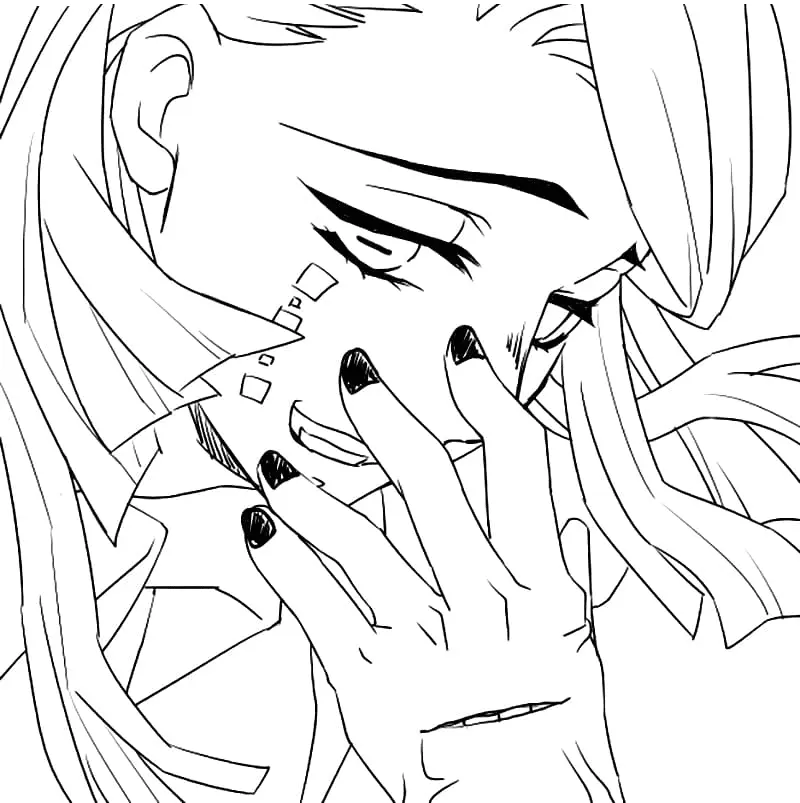 Desenhos de Enmu Demon Slayer Para Colorir 18