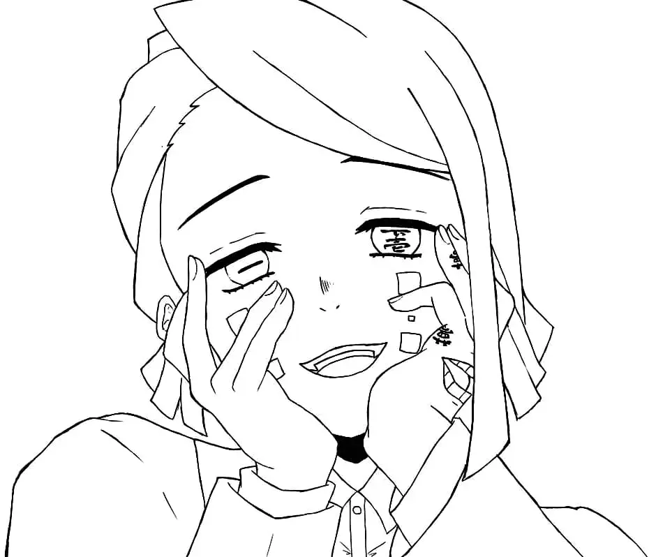 Desenhos de Enmu Demon Slayer Para Colorir 6