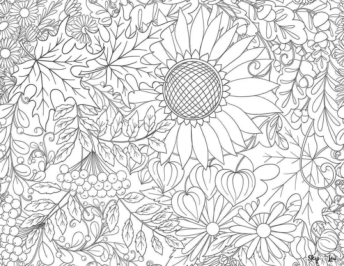 Fall Adult Coloring Pages 17
