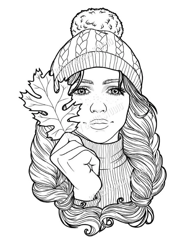 Fall Adult Coloring Pages 19