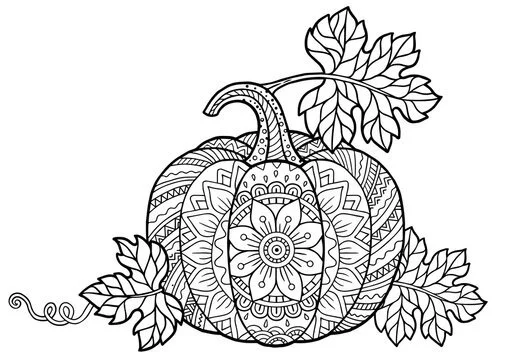 Fall Adult Coloring Pages 2