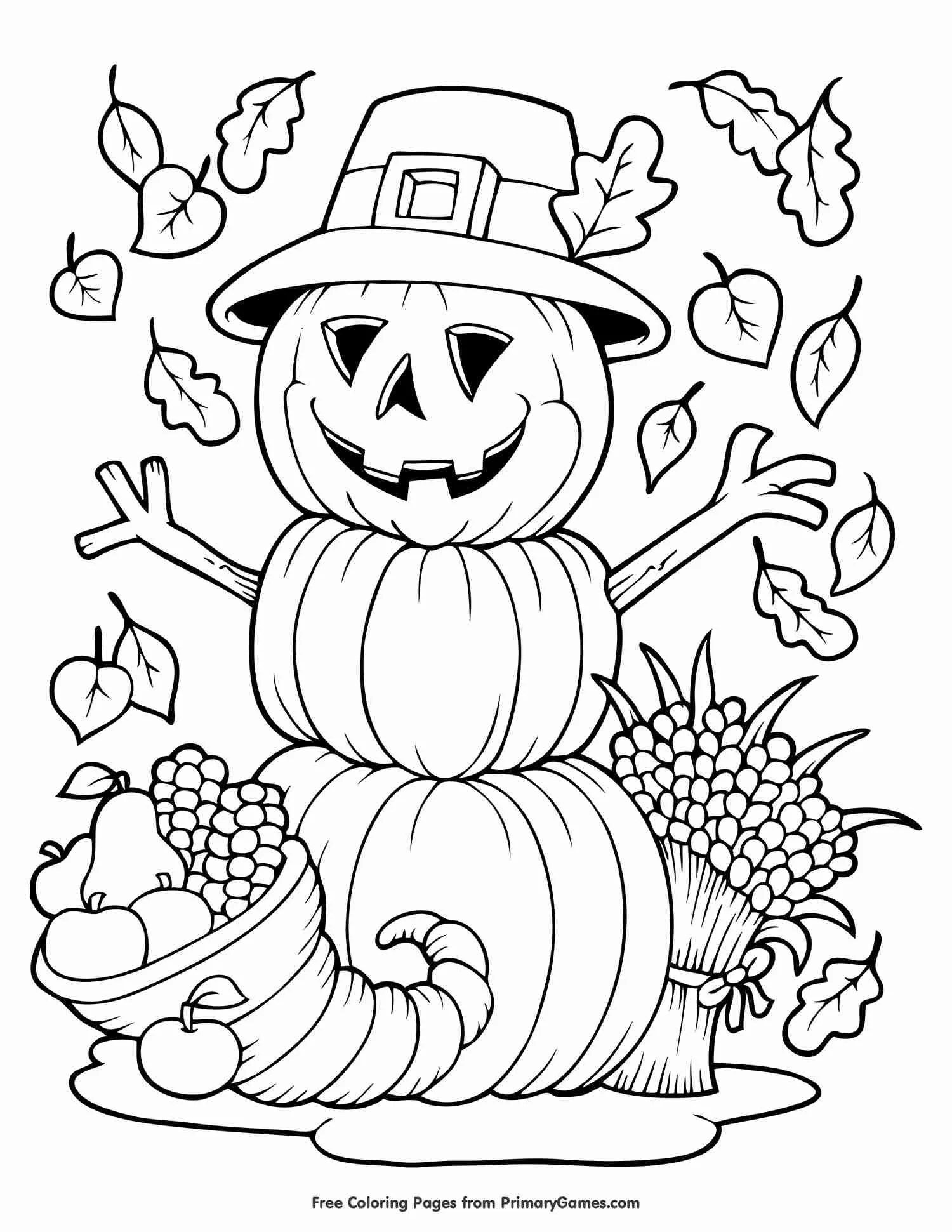 Fall Adult Coloring Pages 23