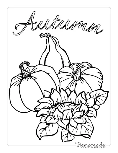 Fall Adult Coloring Pages 6