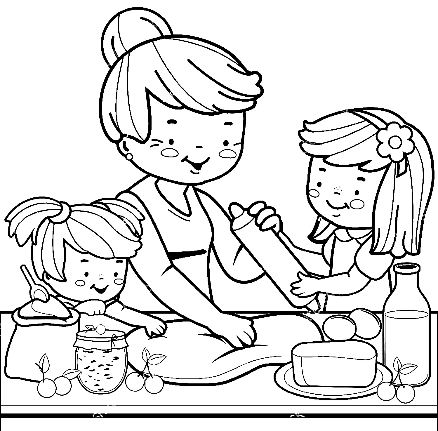 Desenhos de Family Para Colorir 35