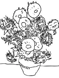 Famous paintings Coloring Pages 26