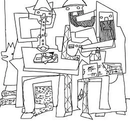 Famous paintings Coloring Pages 30