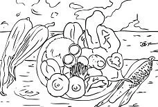 Famous paintings Coloring Pages 34