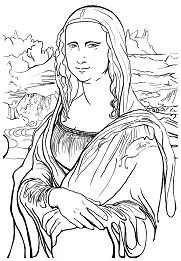 Famous paintings Coloring Pages 4