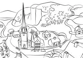 Famous paintings Coloring Pages 45