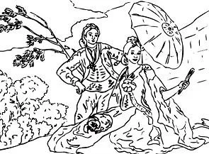 Famous paintings Coloring Pages 46