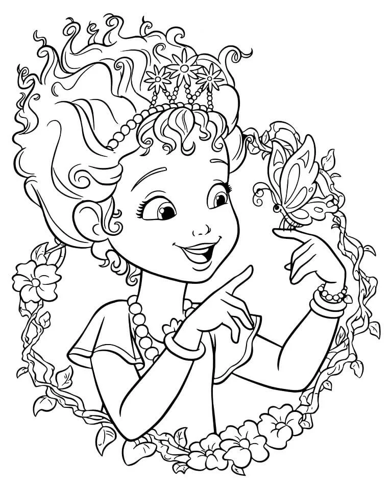 Fancy Nancy Para Colorear 10