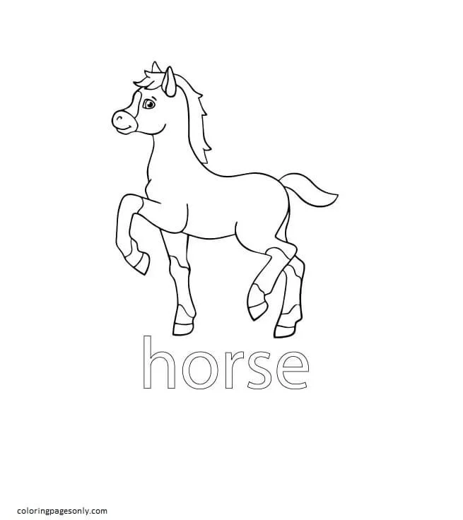 Farm Animal Coloring Pages 22