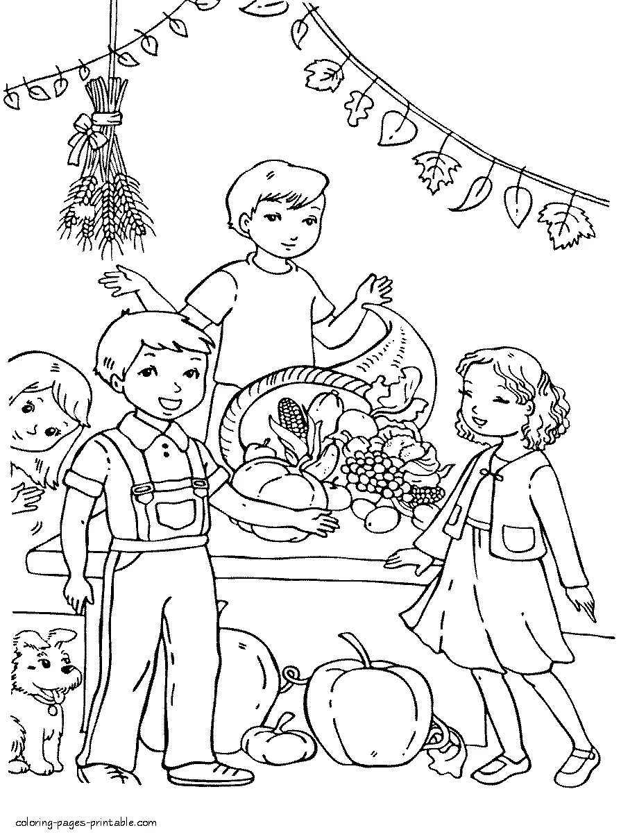 Festival Coloring Pages 11