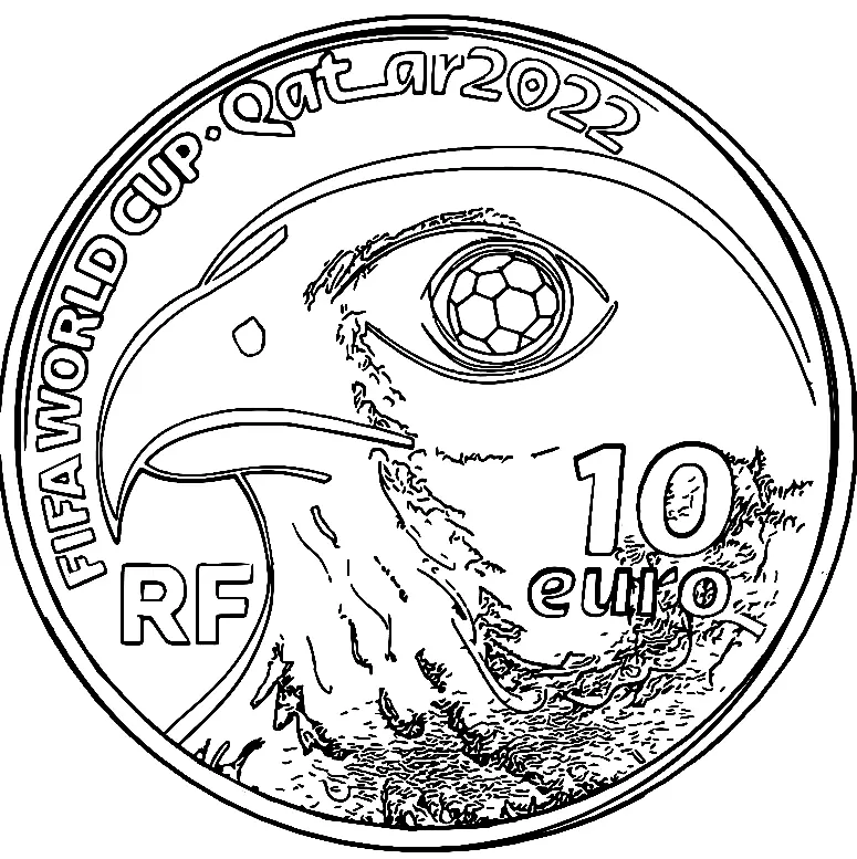 La Copa Mundial La Fifa 2022 Para Colorear 45