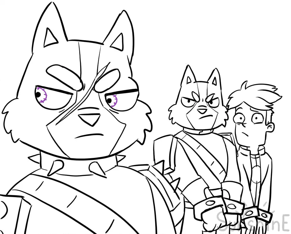 Final Space Para Colorear 12