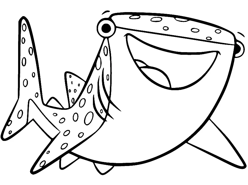Finding Dory Coloring Pages 6