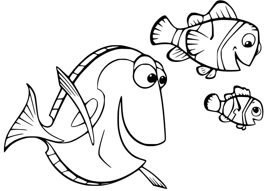 Finding Nemo Coloring Pages 9