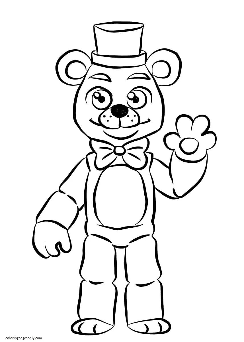Five Nights At Freddy S Para Colorear 42